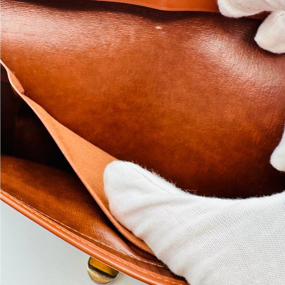 Fendi Pequín Striped Black and Brown Long Wallet with Gold Clasp - Picture 8 of 10